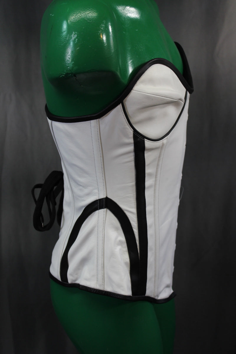 Cyber Leather Corset by The Otter and The Fox