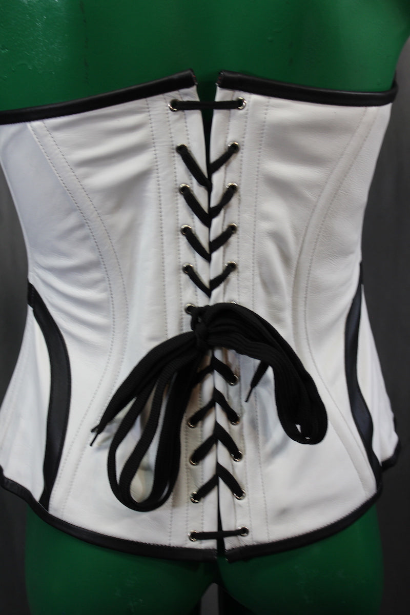 Cyber Leather Corset by The Otter and The Fox