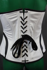 Cyber Leather Corset by The Otter and The Fox