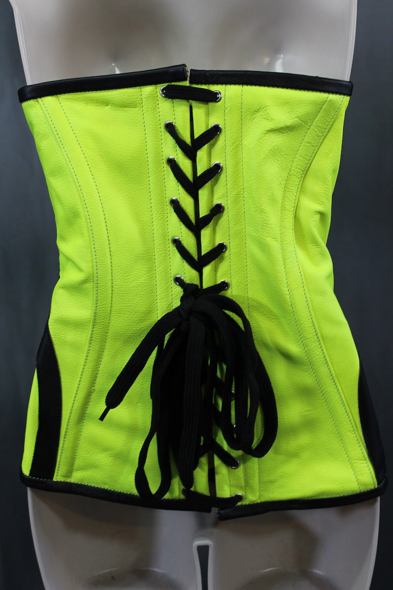 Cyber Leather Corset by The Otter and The Fox