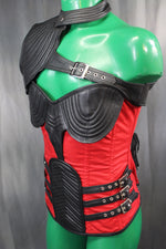 Corset with Armor Bolero by The Otter and The Fox