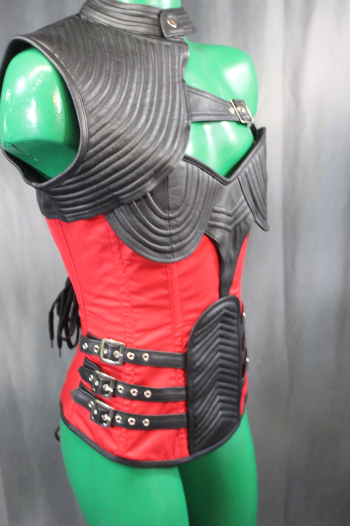 Corset with Armor Bolero by The Otter and The Fox