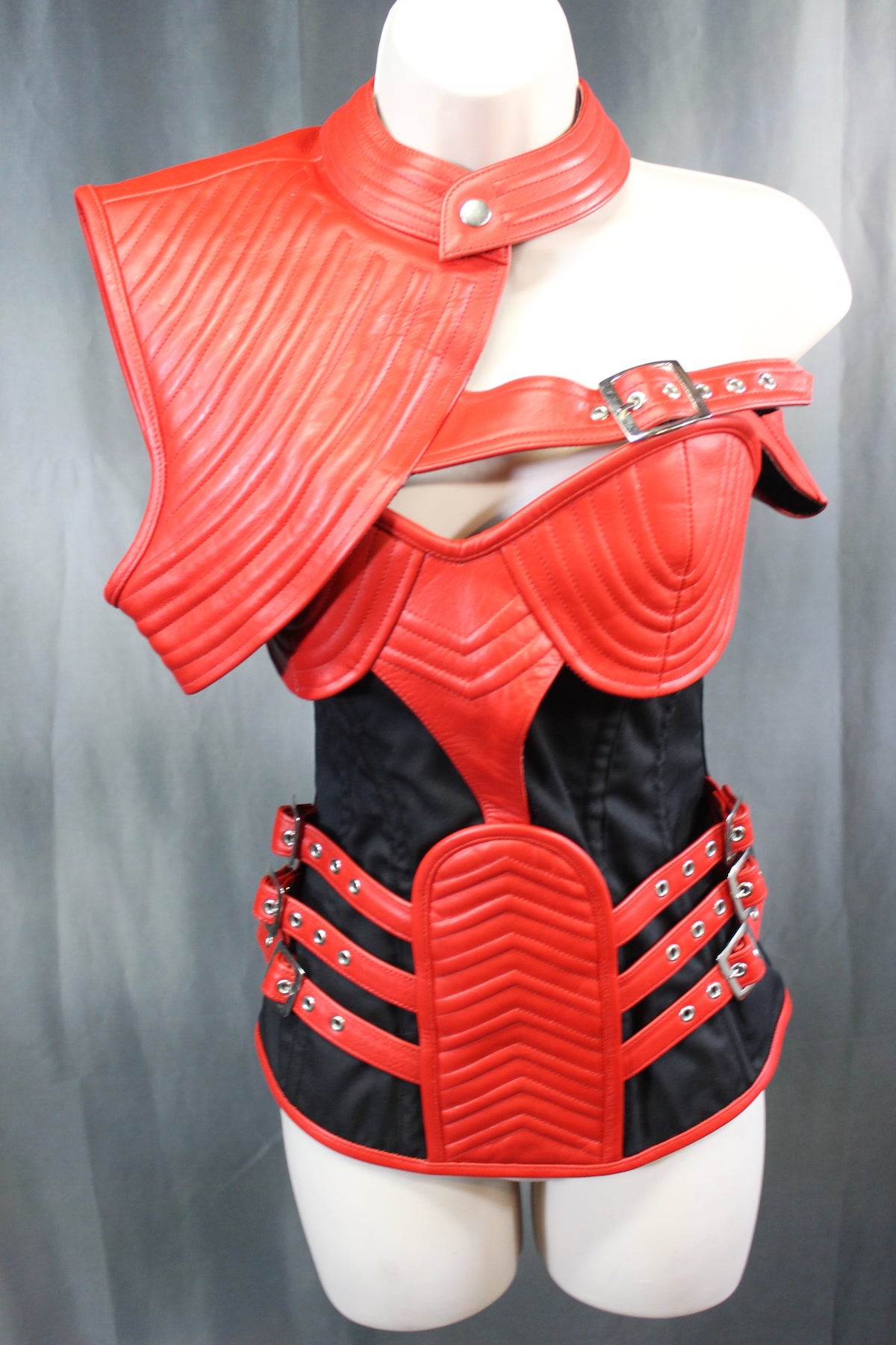 Corset with Armor Bolero by The Otter and The Fox