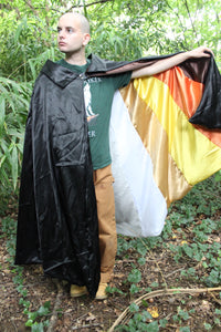 Bear Pride Flag Satin Cape