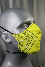 100% Cotton Bandana Facemask with Filter Pouch