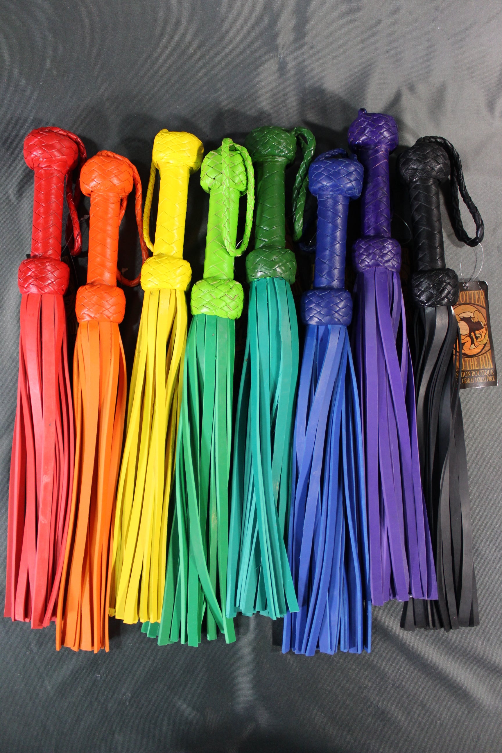 Nuevos floggers de goma MINI