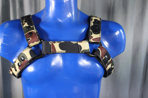 Pupskinz Camo Neoprene Bulldog Harness