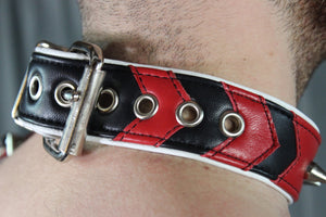 Collier à pointes rouge Alpha Pup Gunner