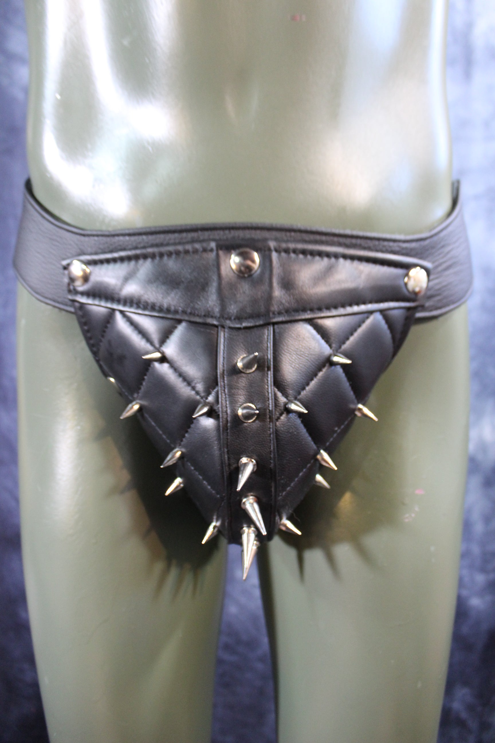 Spiked Quilted Jockstrap