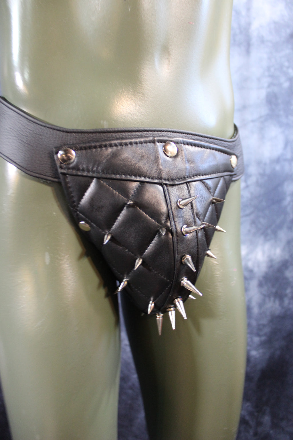 Spiked Quilted Jockstrap