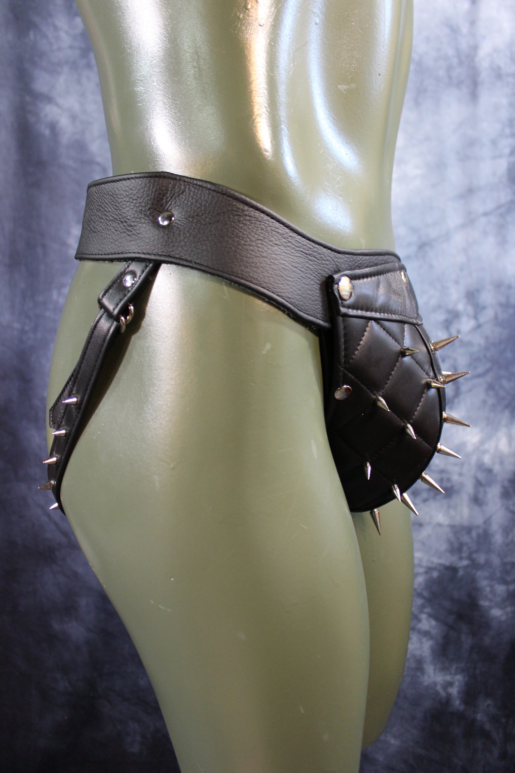 Spiked Quilted Jockstrap