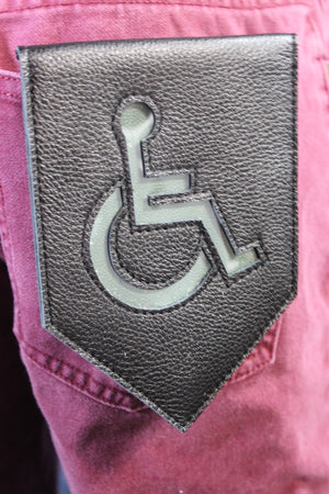 Drapeau de poche de sensibilisation au handicap