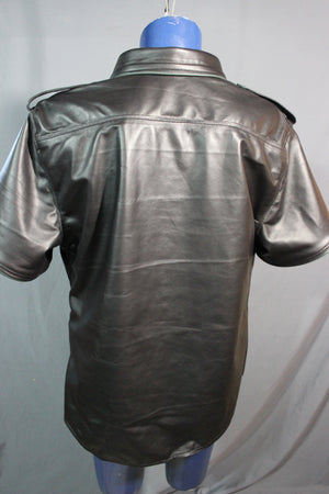 Sir Tom Matt's Collection - Leather Dress Shirt