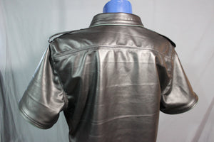 Formal Leather Dress Shirt