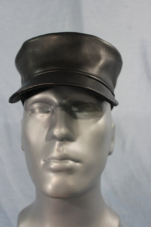 Gorra de pintor de cuero