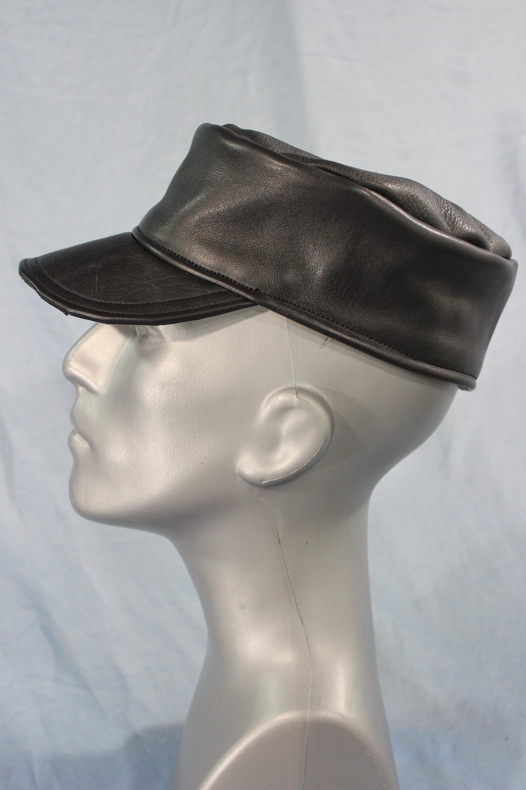 Leather Painter's Cap