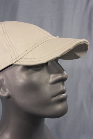 Leather Baseball Cap