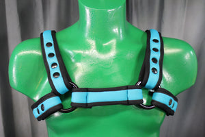 Neoprene Two-Toned Bulldog Harness