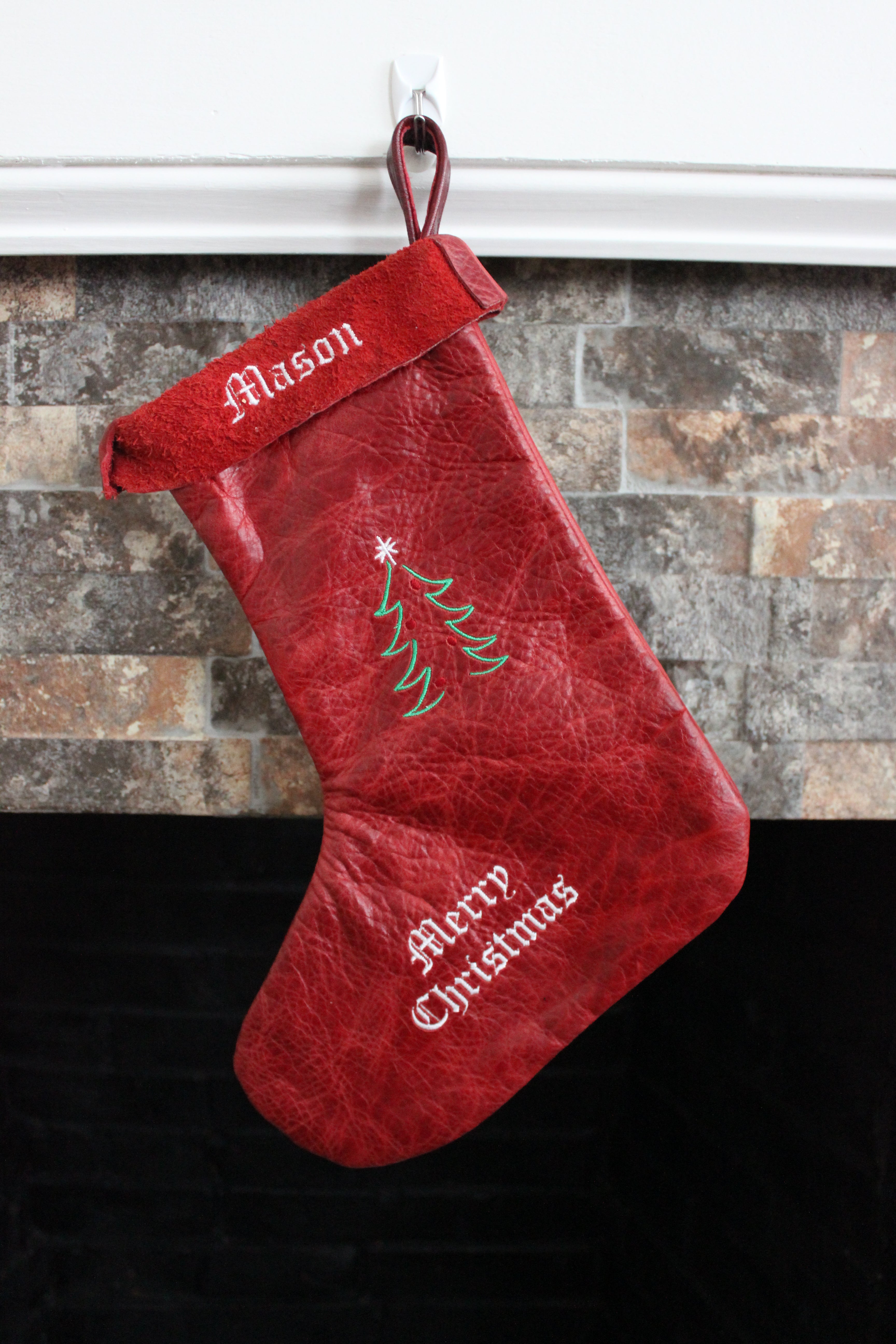 Leather Christmas Stockings