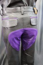 Formal Leather Pants with Highlights by The Otter and The Fox