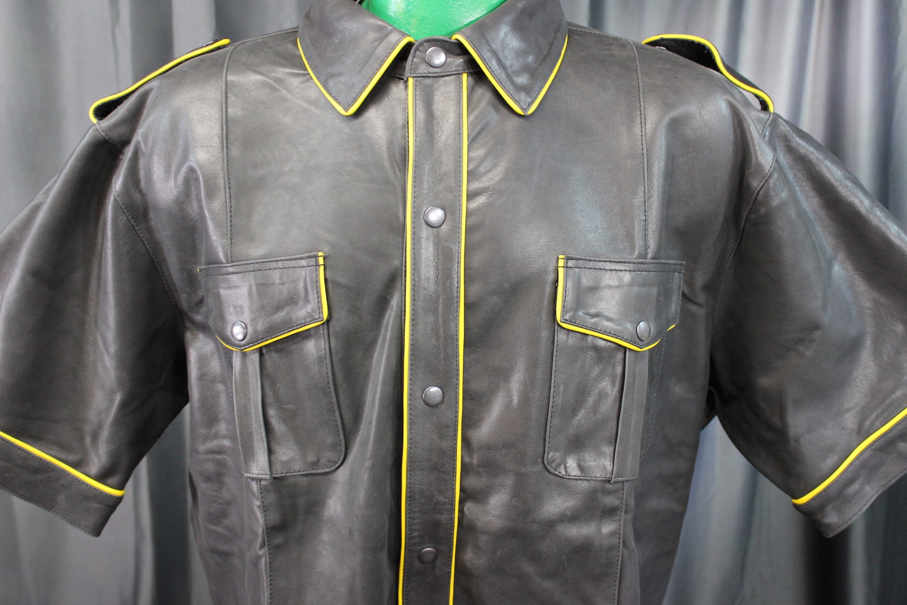 Formal Leather Shirts with Pinstriping by The Otter and The Fox
