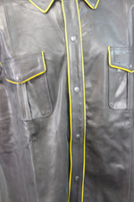 Formal Leather Shirts with Pinstriping by The Otter and The Fox