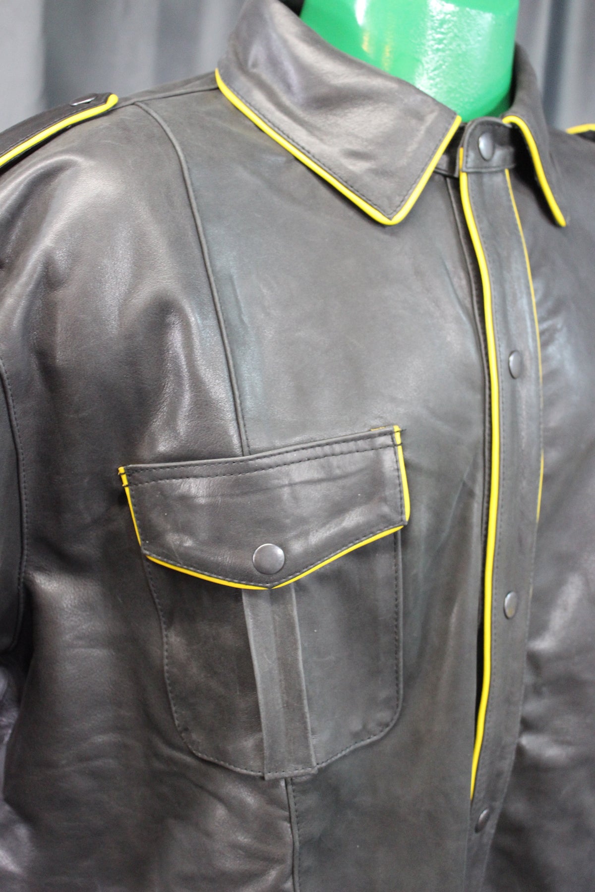 Formal Leather Shirts with Pinstriping by The Otter and The Fox