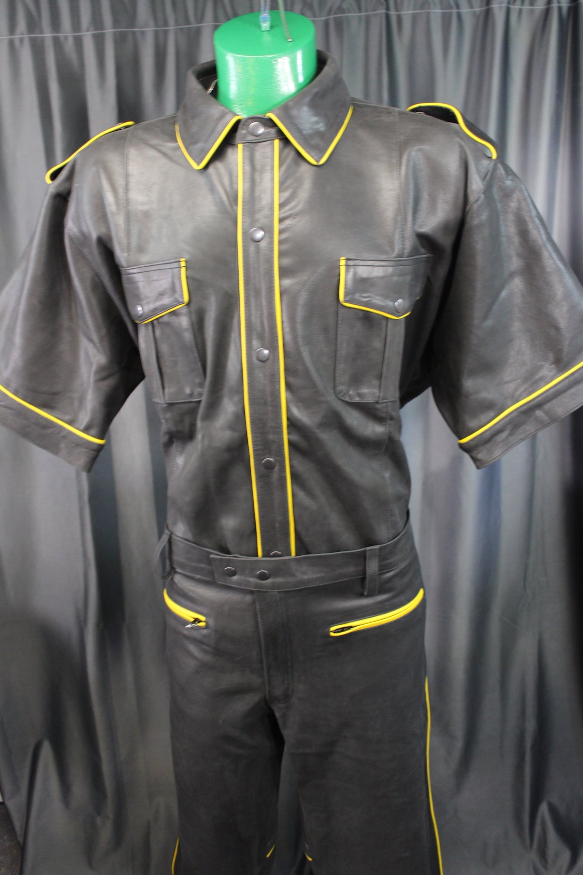 Formal Leather Shirts with Pinstriping by The Otter and The Fox