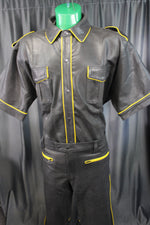 Formal Leather Shirts with Pinstriping by The Otter and The Fox