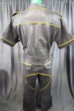 Formal Leather Shirts with Pinstriping by The Otter and The Fox