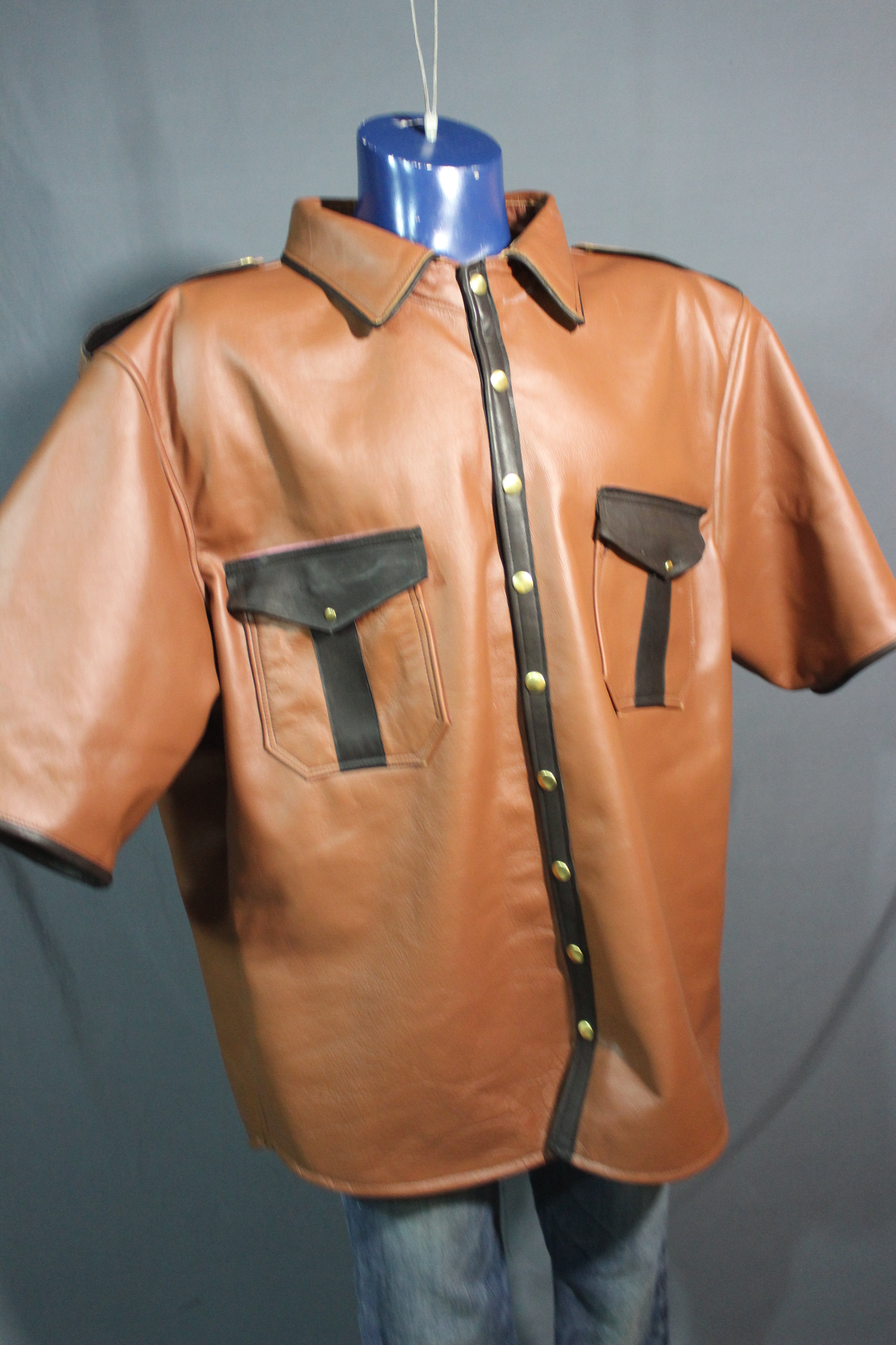 Formal Leather Dress Shirt