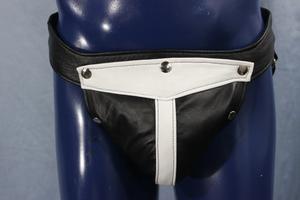 Jockstrap avec codpiece interchangeable (reflets colorés)