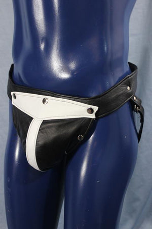 Jockstrap avec codpiece interchangeable (reflets colorés)