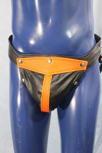 Jockstrap avec codpiece interchangeable (reflets colorés)