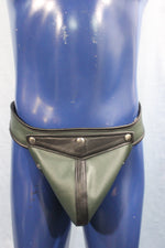 Two Toned Waistband Jock with Interchangeable Codpiece