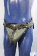 Two Toned Waistband Jock with Interchangeable Codpiece