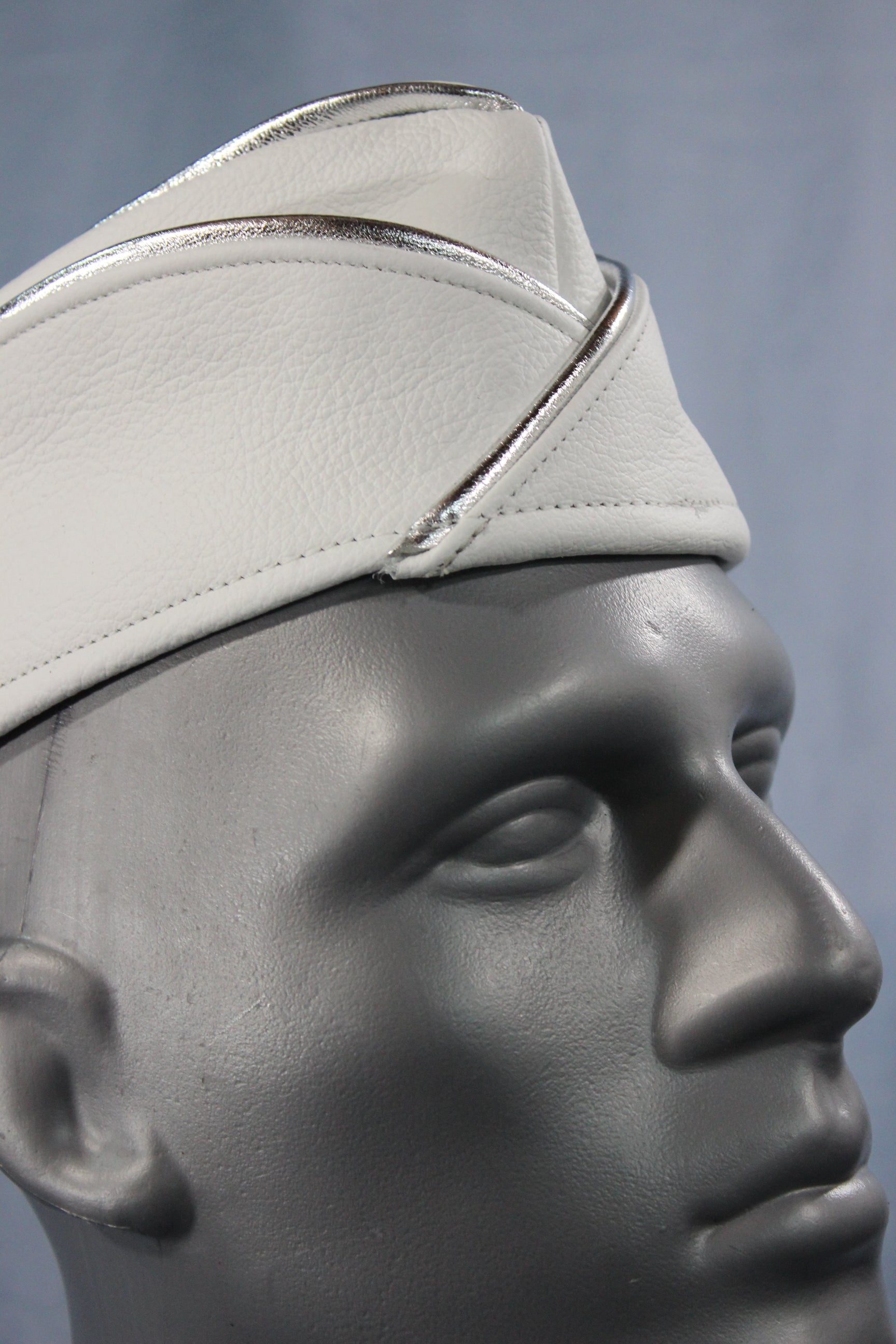 Leather Garrison Cap