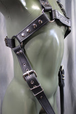 Arpas de cuero con hebillas