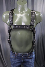 Arpas de cuero con hebillas