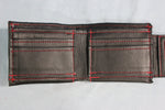 Bi-fold Red & Black Stingray Wallet