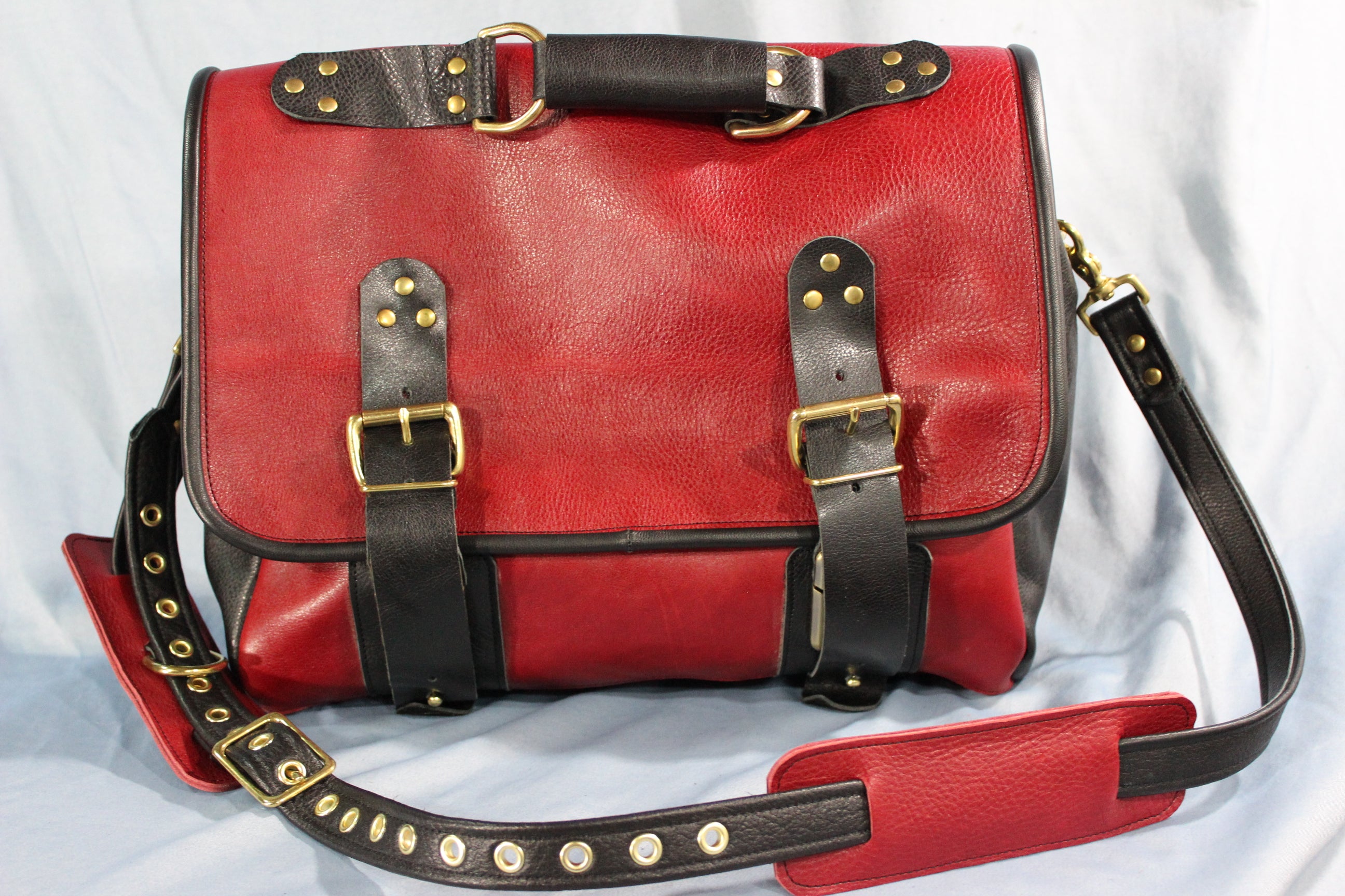 Leather Messenger Bag