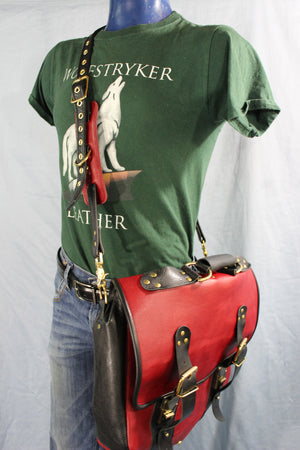 Leather Messenger Bag