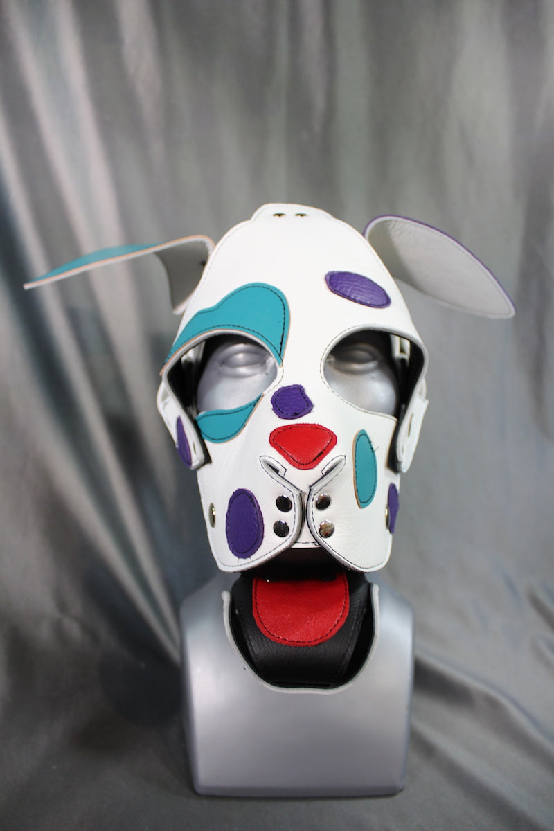 Rainbow Dalmatian Pup Hood