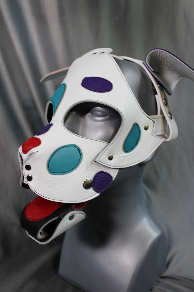 Rainbow Dalmatian Pup Hood