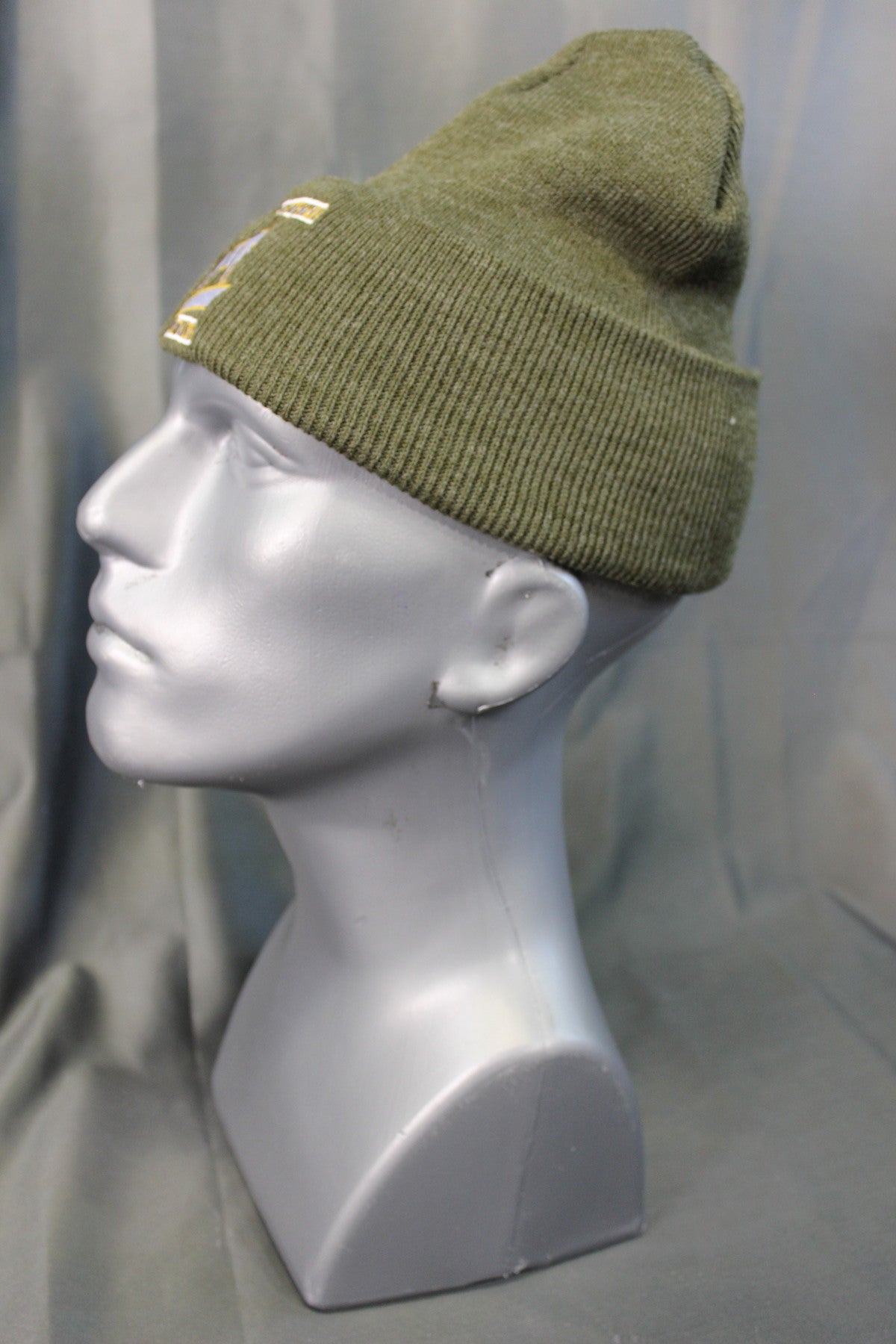 Gorro de punto verde Wolfstryker