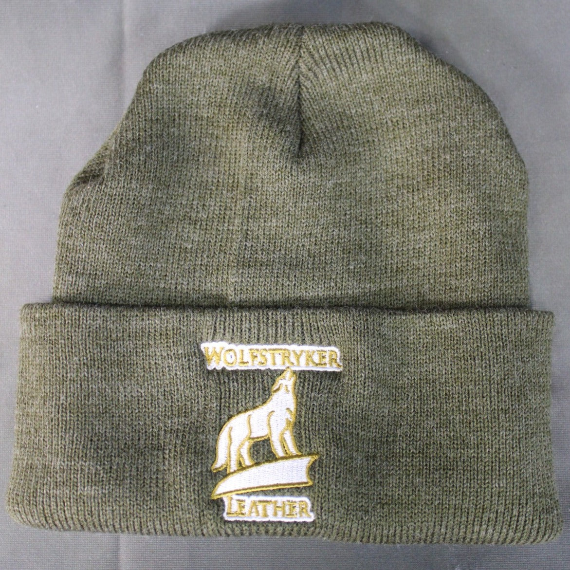 Wolfstryker Green Knitted Beanie