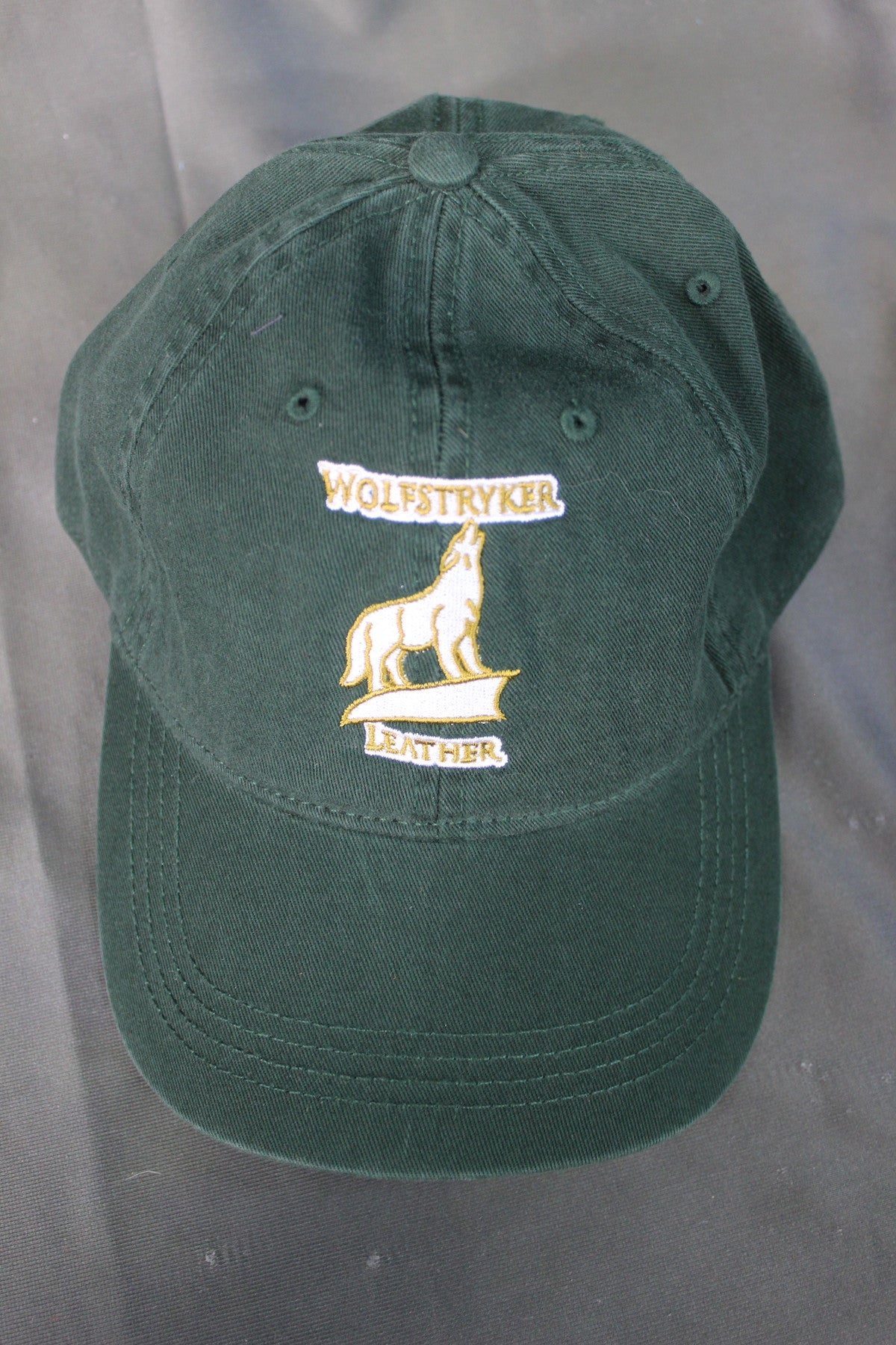 Wolfstryker Green Baseball Caps