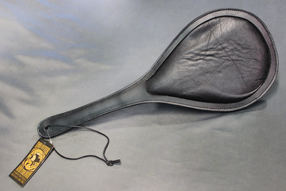 Tennis Racquet Style Paddle by The Otter and The Fox – Wolfstryker Leather
