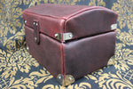 Leather Bound Treasure Chest (Burgundy)