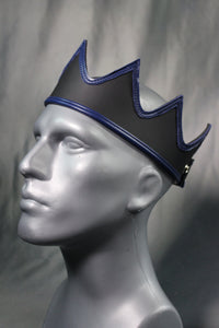 Leather Crown with Colored Edging